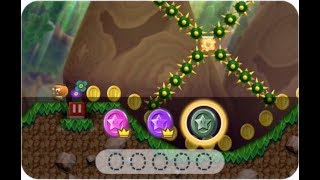 Super Mario RunWorld Star8 Spike Bar Jungle black coin run [upl. by Aillicsirp]