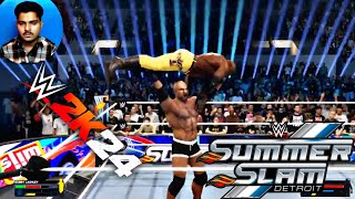 Bobby Lashley vs Goldberg Match on SummerSlam Hindi Gameplay WWE 2K24 [upl. by Aicenod]