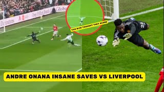 Andre Onana Insane Saves Frustrated Virgil Van Dijk [upl. by La]