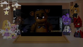 Fnaf 1 react to after hours  part 5 remake [upl. by Ahsekat138]