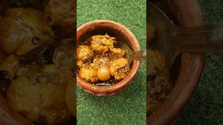 দুর্গাপুজোর Special chicken 🐔 😋।।Handi Chicken Recipe 🥰cooking recipe handichicken [upl. by Arateehc632]