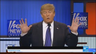 US  Donald Trump defends the size of his hands quotI guarantee there is no problemquot [upl. by Lasorella]