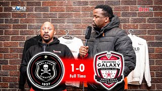 Please Rest Maswanganyi For Two Games  Orlando Pirates 10 Jwaneng Galaxy  Tso Vilakazi [upl. by Jeavons]