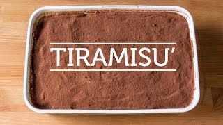 Italian TIRAMISU  Original Italian recipe 2min [upl. by Rocky]