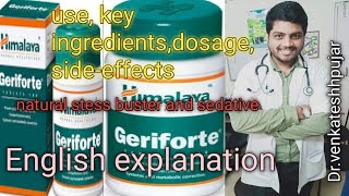 Himalaya Geriforte tabletusekeyingredientssideeffectsdosageEnglish explanation [upl. by Enelrad]