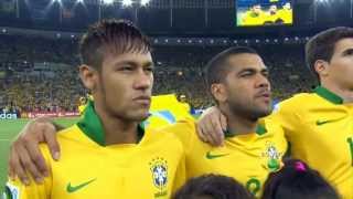 Confederations Cup 2013 Brazilian anthem at the final match [upl. by Onurb759]