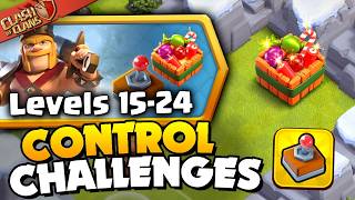 Easily 3 Star Controllable Heroes Challenges 1524 Clash of Clans [upl. by Crim]