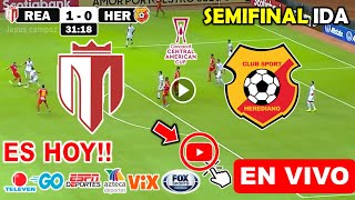 Real Estelí vs Herediano en vivo donde ver a que hora juega SEMIFINAL Copa Centroamericana 2024 [upl. by Yelrebmyk]