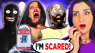 I Played 100 of the SCARIEST Games DO NOT PLAY [upl. by Eardnaed]