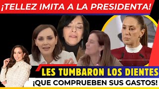 ¡TELLEZ IMITA A LA PRESIDENTA LES TUMBARON LOS DIENTES QUE COMPRUEBEN GASTOS INE CONTRA LA PARED [upl. by Irek]