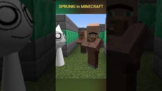 INCREDIBOX SPRUNKI MAZE Minecraft minecraft sprunki villager [upl. by Alket]