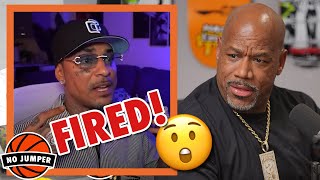 Wack Reacts to Sharp Getting Fired from No Jumper [upl. by Hawken313]