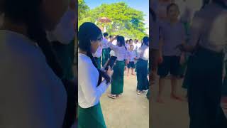 Myanmar beautiful girl dance fypシ゚viral youtubeshorts [upl. by Laurita814]