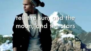 Chris Brown  Ill Be Right Here lyrics [upl. by Inele]