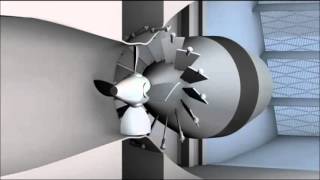 Prinzip Wasserkraft Animation einer Turbine [upl. by Grantley]