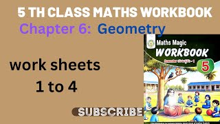 5th class maths workbook geometry worksheets 12 3 4 answersAP 5th class maths workbook answers [upl. by Christabelle436]