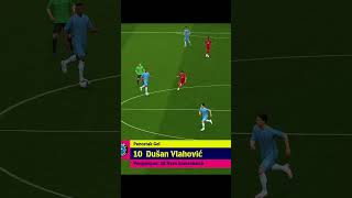 Vlahovic goal efootball pesmobile fifa shorts [upl. by Yvad807]