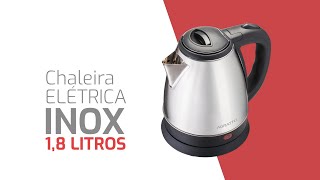 Chaleira Elétrica Inox Agratto [upl. by Nylisoj]