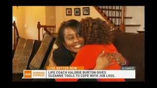 Valorie Burton on HLN Live Better Now  How to Deal with Unemployment Challenges [upl. by Ecar571]