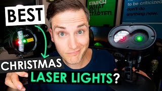 Best Christmas Laser Lights — Top 3 Outdoor Laser Christmas Lights [upl. by Aicirtak]