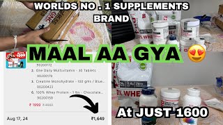 Best budget supplements and protein unboxing amp review  HUGE DISCOUNT [upl. by Noteek228]