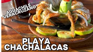 AGUACHILE VERACRUZANO😋EN PLAYA CHACHALACAS VERACRUZ🤭 [upl. by Conte]