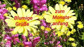 Blumige Grüße zum Monatsanfang 💐 September [upl. by Thetisa]