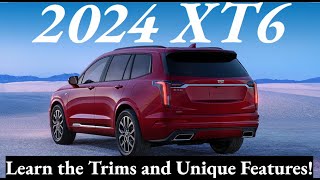 2024 Cadillac XT6 Trims Key Features amp More [upl. by Alegnaed661]