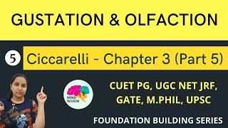 PSYCHOLOGY Ciccarelli Chapter 3  Part 5  Gustation amp Olfaction  Mind Review [upl. by Burnside732]