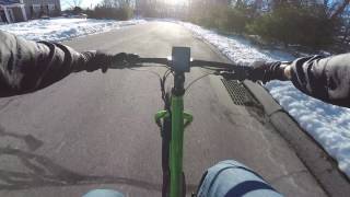 luna cycle 4 Season 1000 Fat Tire Ebike KHS flying down the road at top speed [upl. by Salesin]