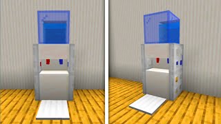 HOW TO MAKE WATER DISPENSER IN MINECRAFT 121 BedrockPEJava Tutorial 😱✅ [upl. by Boy]