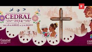 Dan a conocer la cartelera artística de la Feria del Cedral 2024 en Cozumel [upl. by Newbold]