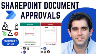 Power Automate Custom Approvals on SharePoint Document Library Majority Wins with View Formatting [upl. by Ashlee]