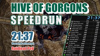 Hive of Gorgons  Raid Speedrun  2137  PB  FS RL POV 2nd attempt  New World Aeternum [upl. by Adnirb]