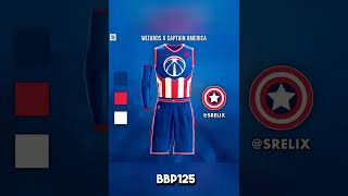 NBA Jerseys Has Superheroes… PT 2 nba superheroes viral shorts credit to srelixjerseys [upl. by Etnom]