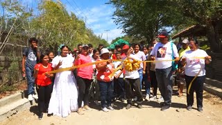 Alcaldía de Nagarote inaugura mejoras realizadas en el camino a la comunidad El Tránsito [upl. by Lenoj]