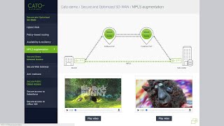 SDWAN Demo Cato Networks [upl. by Fauver]