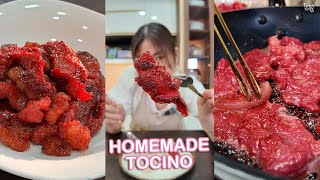 HOMEMADE TOCINO  Pangnegosyo recipe  Modern Nanay [upl. by Hwang953]