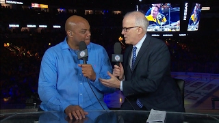 Charles Barkley loves the parity of the NHL Playoffs [upl. by Suiratnauq]