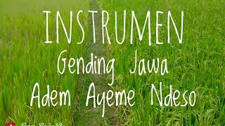 Instrumen Gending Jawa Penenang Hati Part 3 Adem Ayeme Ndeso [upl. by Adnilab]