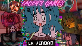 TODOS los JUEGOS DE LACEY y su OSCURA VERDAD  Laceys Flash Games REACCIÓN [upl. by Duahsar757]