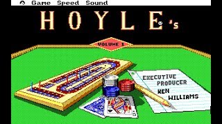 Hoyles Book of Games Vol1 PCDOS 1989 Sierra OnLine [upl. by Abla935]