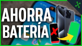 Así puedes hacer que la batería de tu iPhone dure más aunque no pares de usarlo [upl. by Hgielrak535]