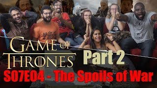 Game of Thrones  7x4 The Spoils of War Part 2  Group Reaction [upl. by Aneed]