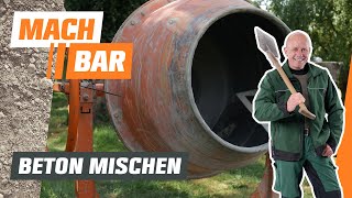 Beton mischen  OBI [upl. by Mindi]