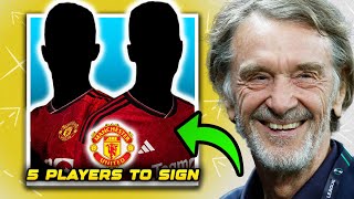 5 Players Man Utd Should Sign In January Or the Summer [upl. by Feltie389]