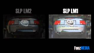 SLP Loudmouth 1 vs 2 on a Mach 1 with Kooks Headers [upl. by Alodee]