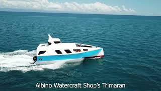 48 footer trimaran boat made by Albino Watercraft Shop in Cebu Philippines [upl. by Anirbes515]