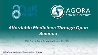 M4K Pharma Open Scientific Update Meeting October 2024 Recording [upl. by Demeyer]