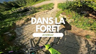 Dans la Foret Bikepark Avoriaz France 🇫🇷 Portes Du Soleil Full Run POV RAW [upl. by Cthrine13]